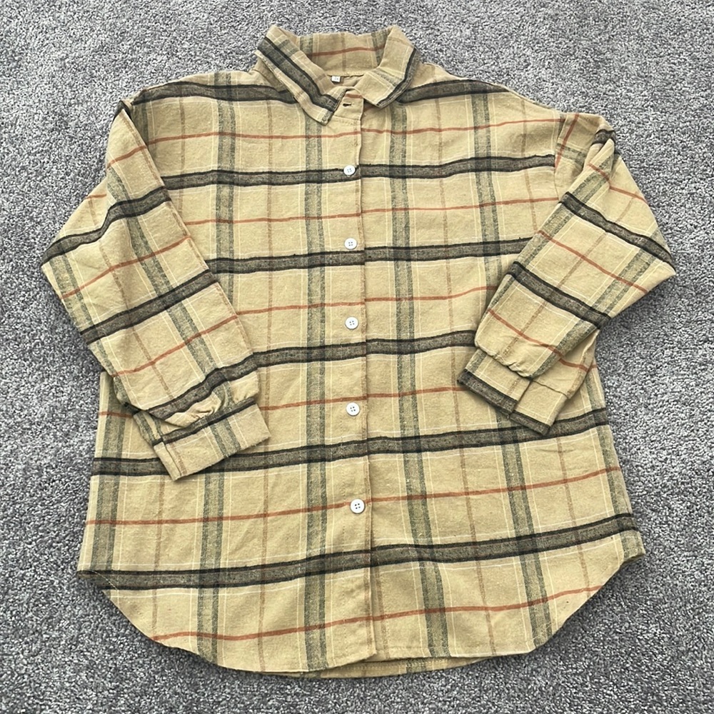 Light weight flannel top
